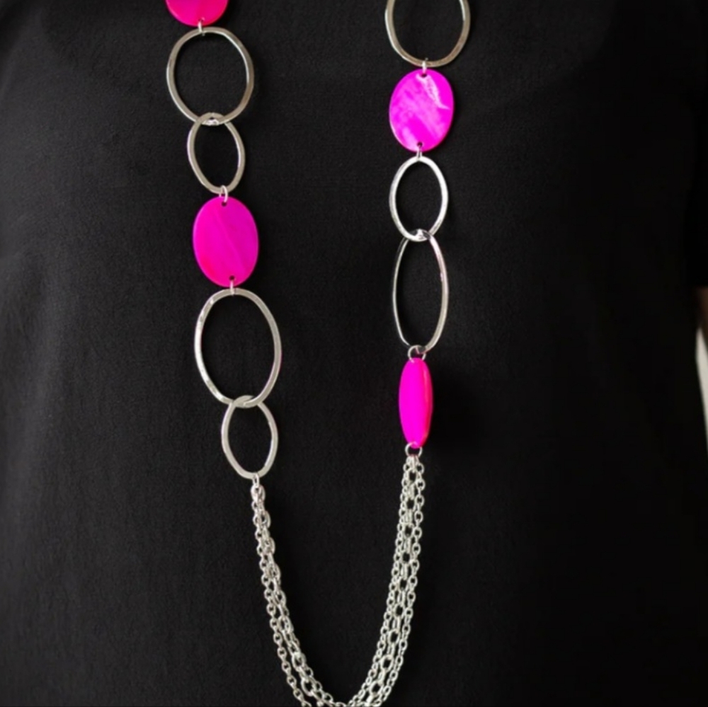 Paparazzi Kaleidoscope Coasts Pink Necklace